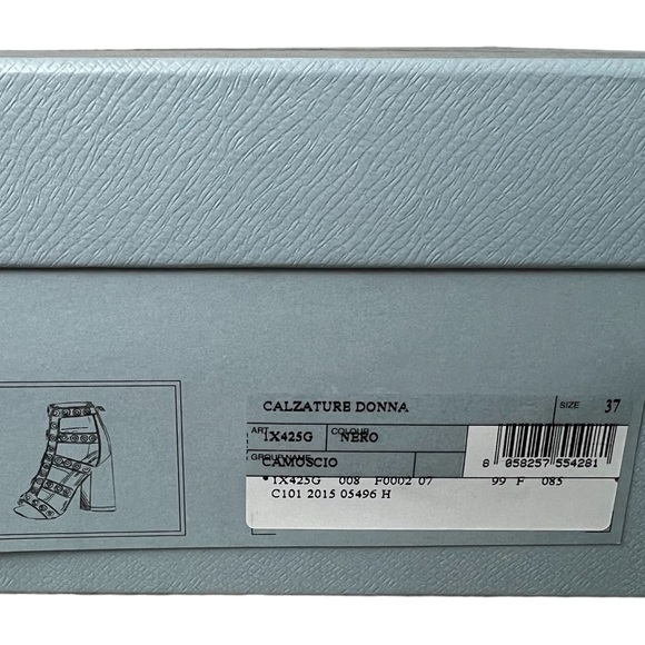 PRADA Rivet Studded Caged Sandal - Picture 5 of 6